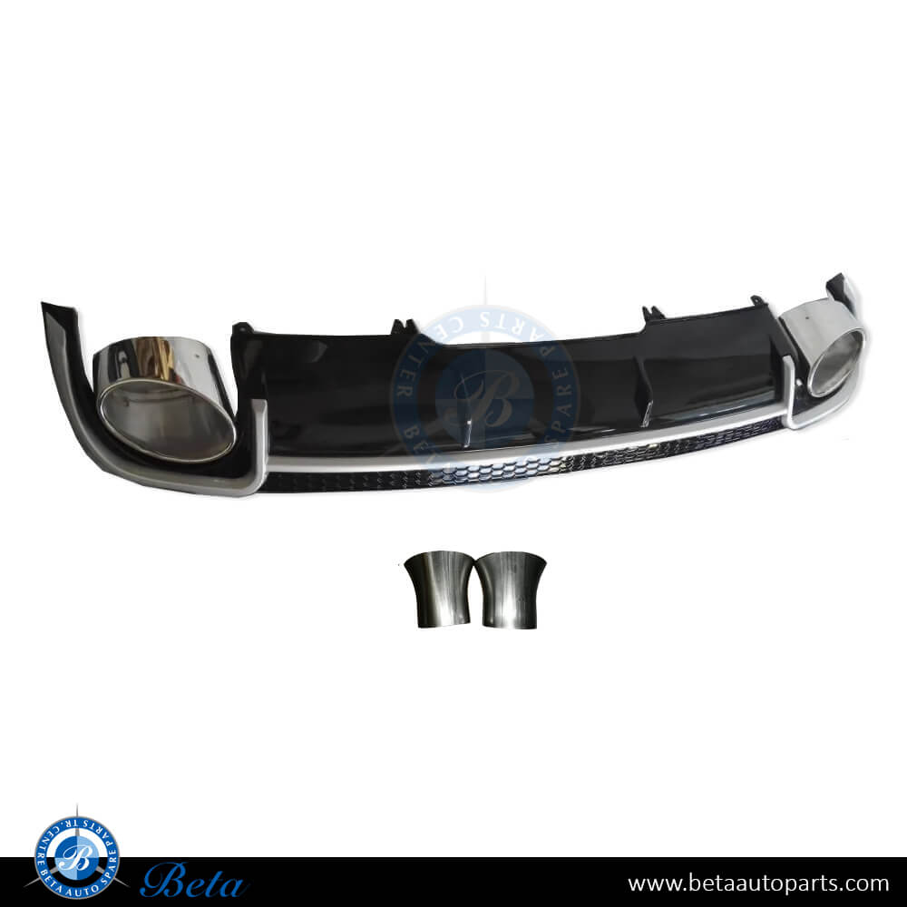 RS4 Look Rear Diffuser with Exhaust Tips for Audi A4 2016-up models, Part Number 8W0807521 RS4 Look Rear Diffuser with Exhaust Tips for Audi A4 2016-up models, Part Number 8W0807521